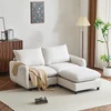 White + Eucalyptus + 3 Seat