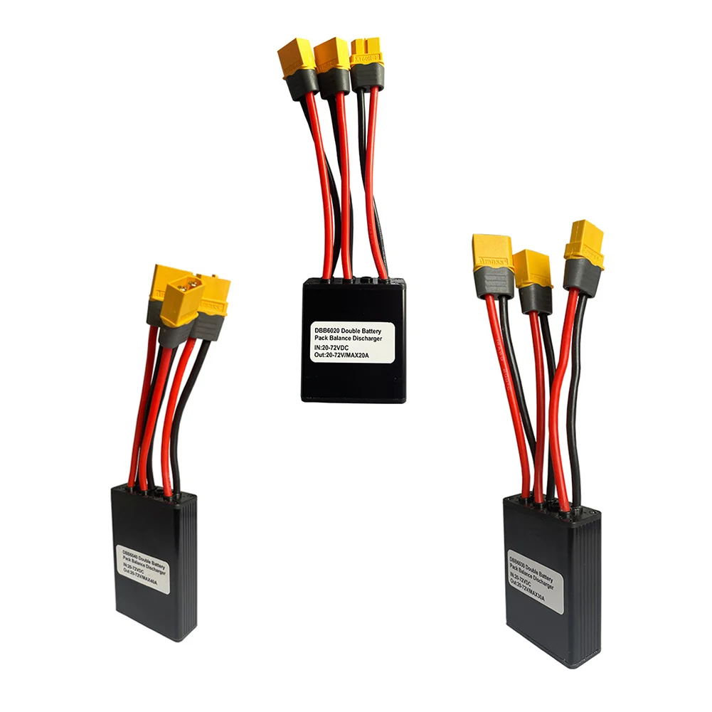 20v72v Dual Battery Connector For Increase The Capacity By Connecting