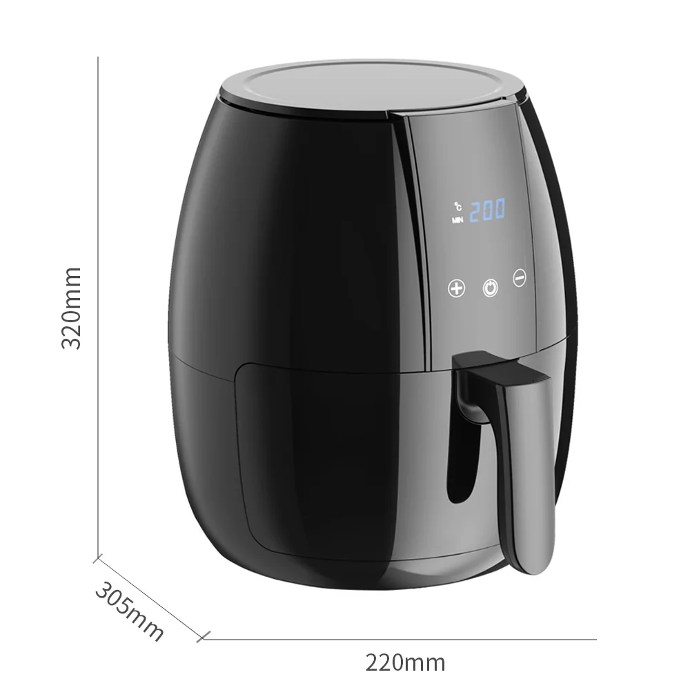 Factory Direct 4l Hot Air Fryer Custom Digital Oil Free Electric Smart