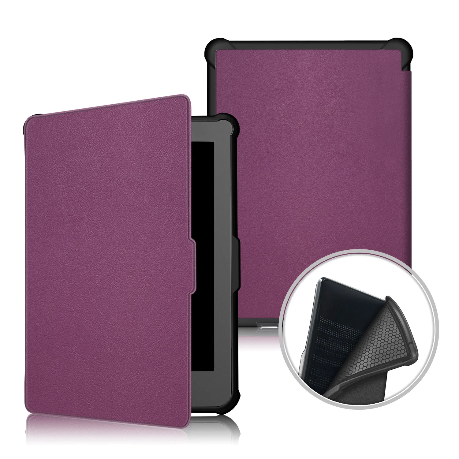 Tablet Case Cover Leather For Kobo Clara Hd 6 Inch Covers Pu Shockproof Rotating Kickstand Holder Myc182 Laudtec supplier