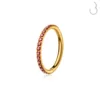 Gold Red CZ