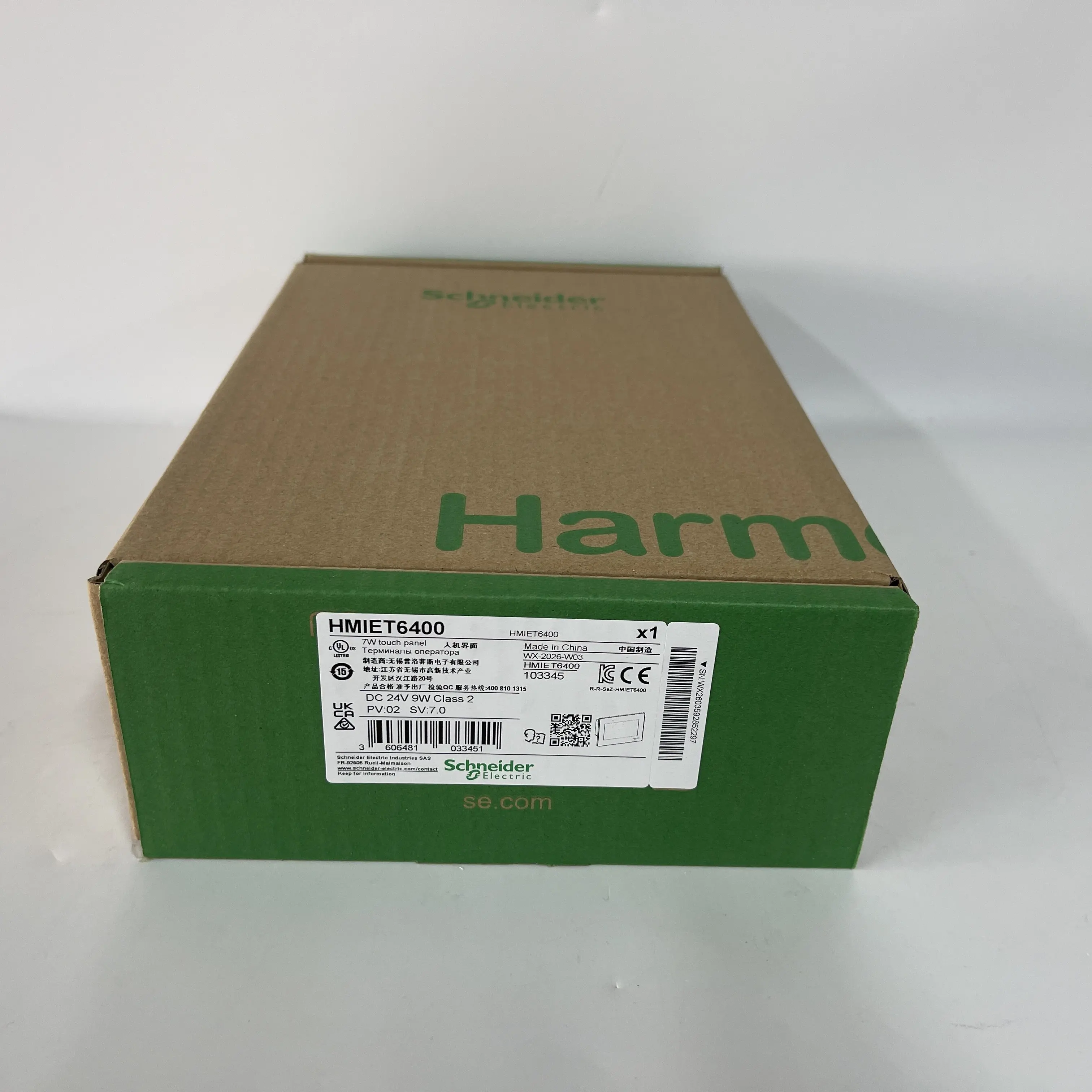 Schneider 7" Touch Panel HMI HMIET6400