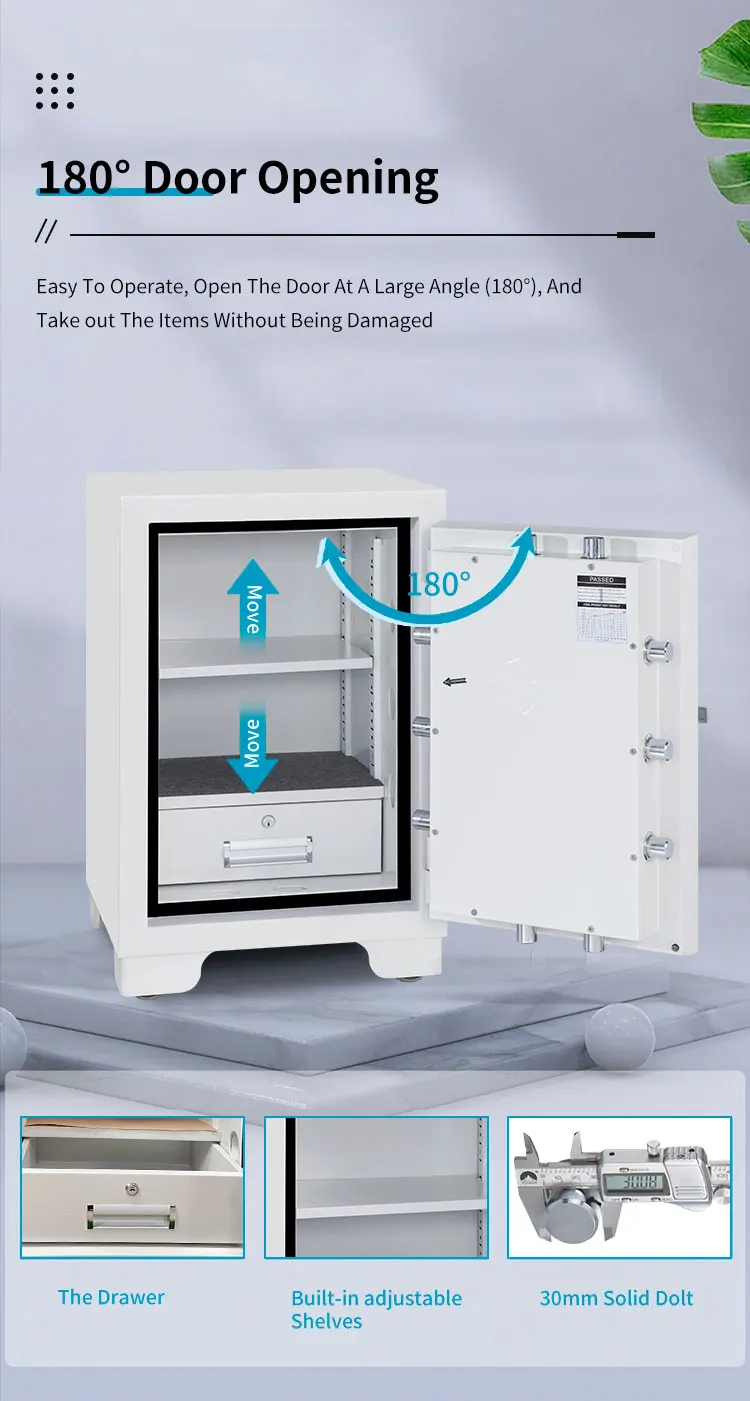 CEQSAFE China Electronic Steel 2 Hours Fire Rating Fire Proof Safe Box factory