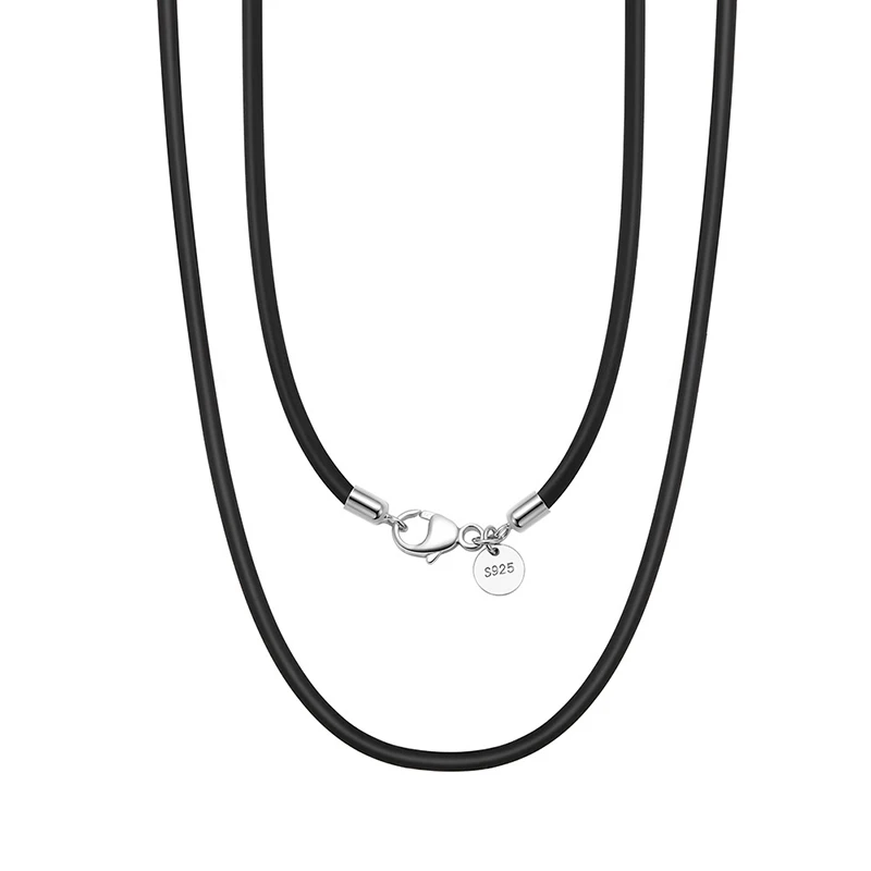 ICEBELA Genuine Italian 2mm & 3mm Black or Brown Leather Cord