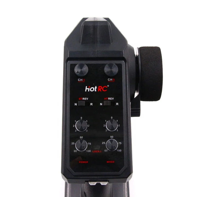 Hotrc Transmisor De Radio Con Receptor De Ct Para Coche Ct Canales Rc Fhss Control