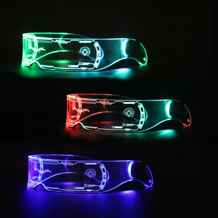 Fashion Technology Flash Color Change Led Party Light up Glasses for Decoration