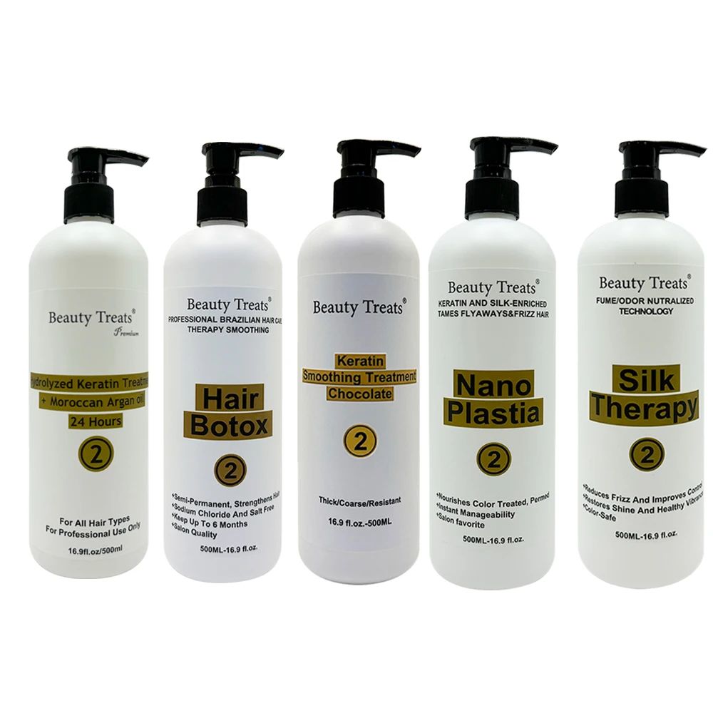 Professional Brazilian Keratin Hair Straightening 500ml Clarifying