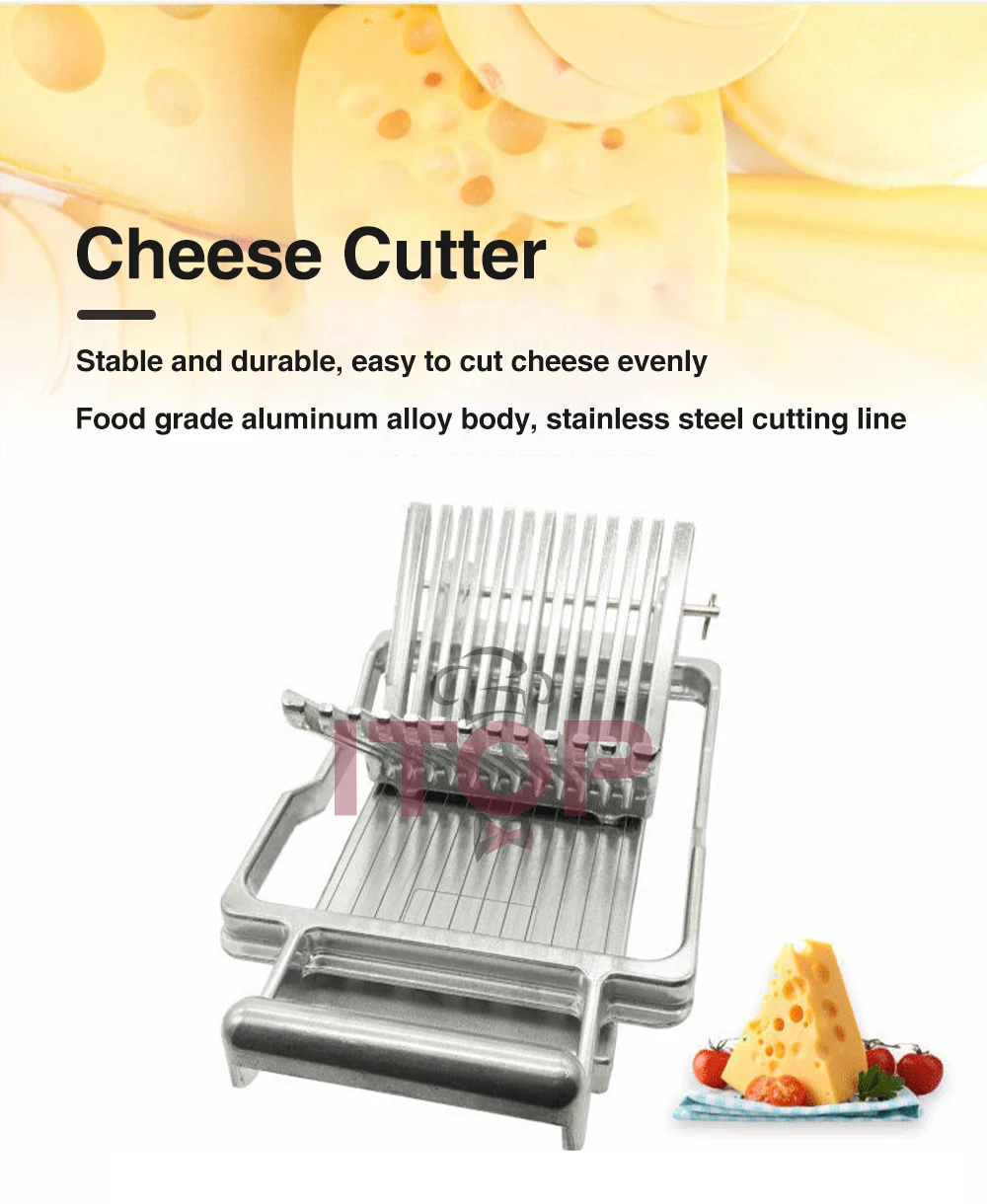 Stainless Steel Tool Wire Cheese Slicer Handle 4 In 1 Cheese Grater ...