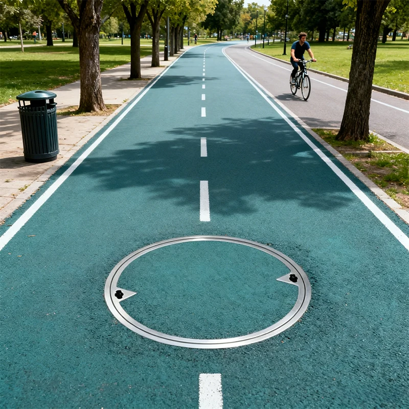 Outdoor manhole cover