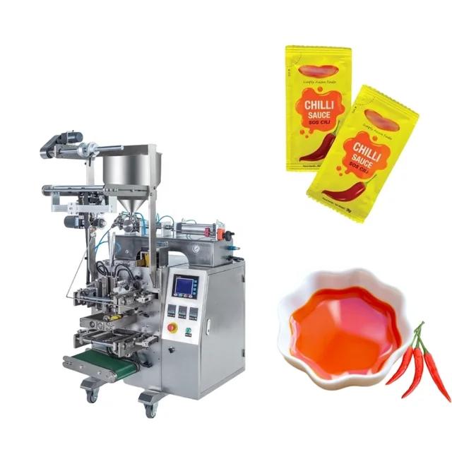 Automatic Liquid Packing Machine Multi Lane Long Stick For Jelly Ice Lolly chili oil edible palm oil sachet Packing machine