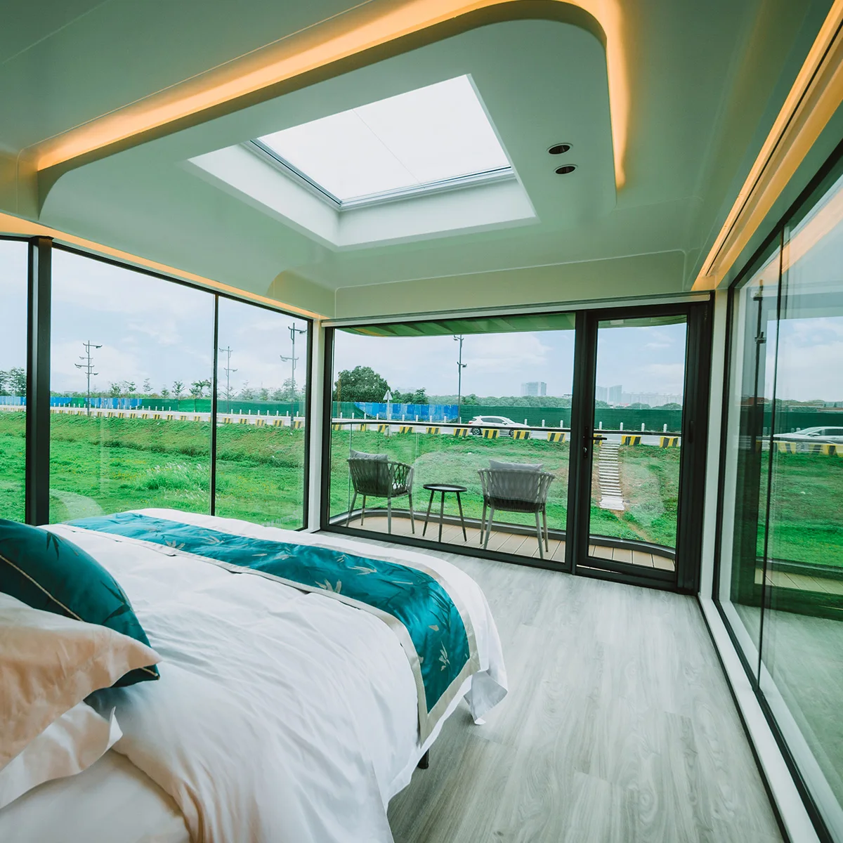 Zcamp C5 Modular House Prefabricated House Campsite Villa Hotel Easy Assemble Prefab House Mobile Capsule Prefabricated Office