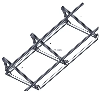 Yuanlv pv mounting systemsolar carport structuralaluminum ballasted roof bracket