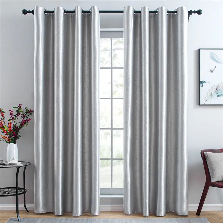 Luxury Decoration Living Room Bedroom Curtains Fabric Window Blackout Curtains