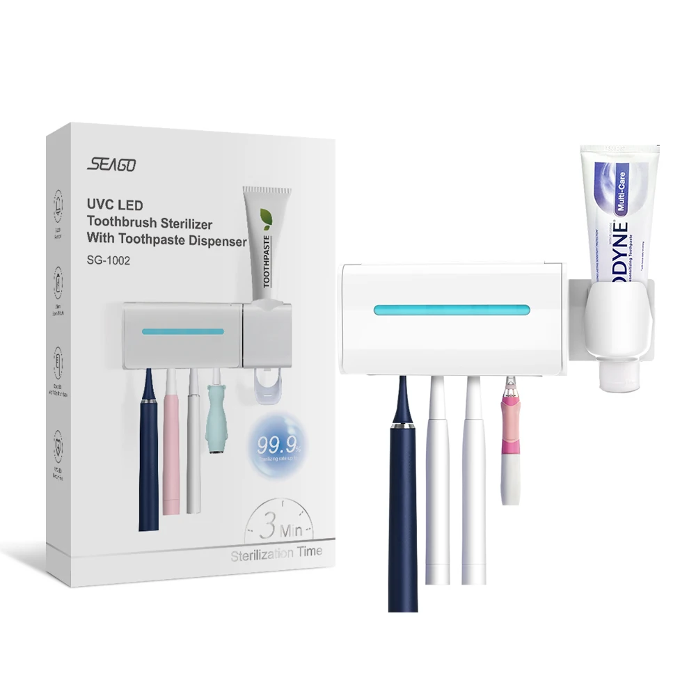 2024 лучший новый OEM/ODM индивидуальная торговая марка USB зарядка ультразвуковая вибрационная светодиодная зубная щетка Ультрафиолетовый стерилизатор для семьи