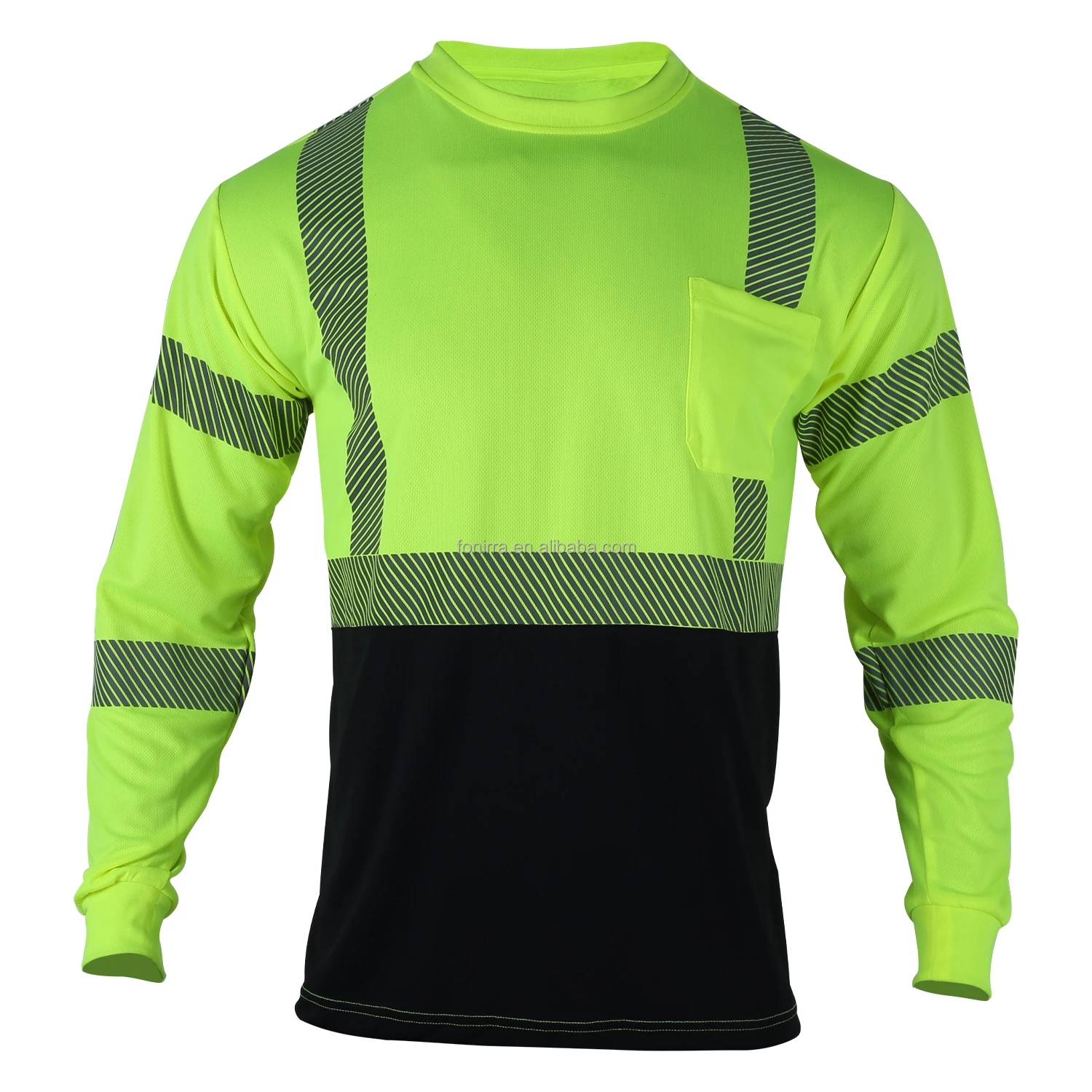 Polyester Breathable Ansi/isea High Visibility Type R Customized Long