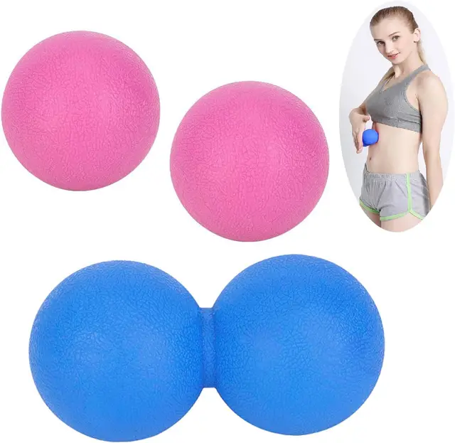 Peanut Massage Ball | Deep Tissue Peanut Massage Tool for Neck, Upper Back, Thoracic Spine, Psoas