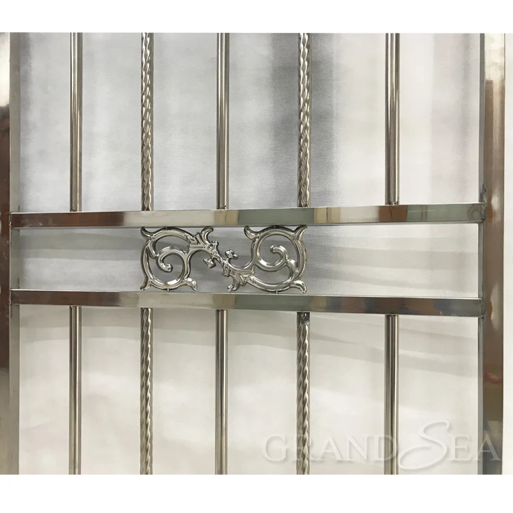 Fancy Simple Rust Proof 304 Stainless Steel Window Grill Design Price