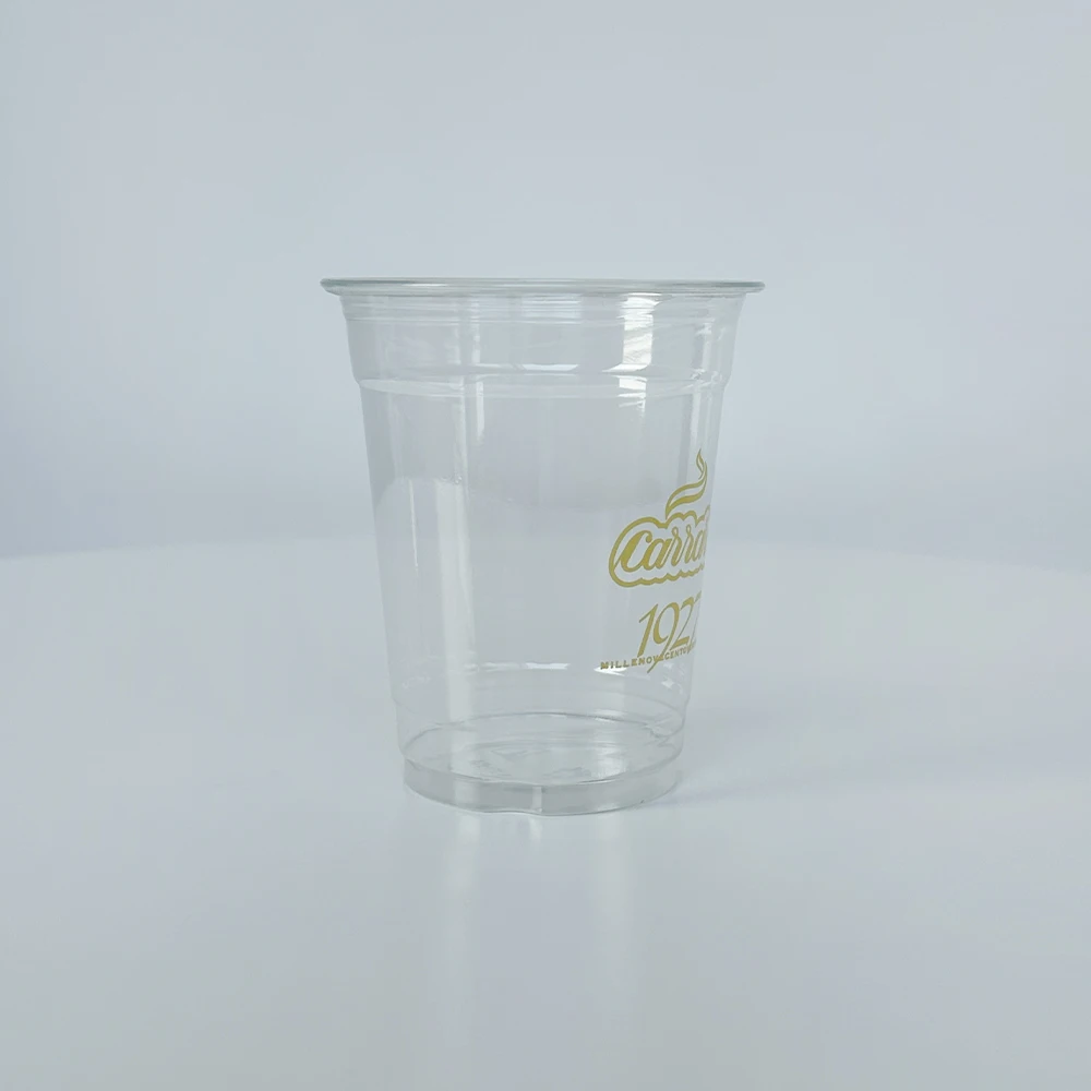 Plastic Cups for Bubble Tea with Dome Lid for Ice Cream Custard Gelato Affogato Churros Yogurt