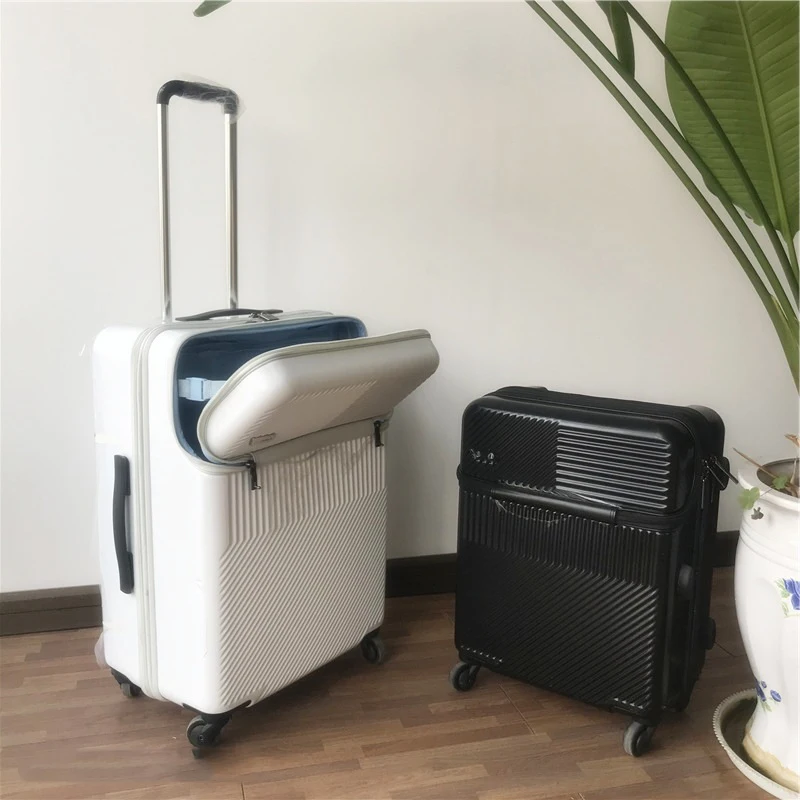 Pure Day Single ANA Front Open Box HINOMOTO Universal Wheel 20 Inch Boarding Computer case Fashion Travel Suitcase Luggage