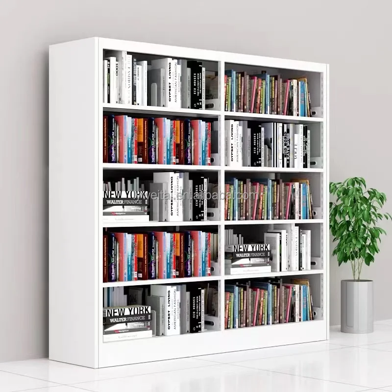 Steel Library Bookshelf Steel Bookstore Shelves Whosale Home Living