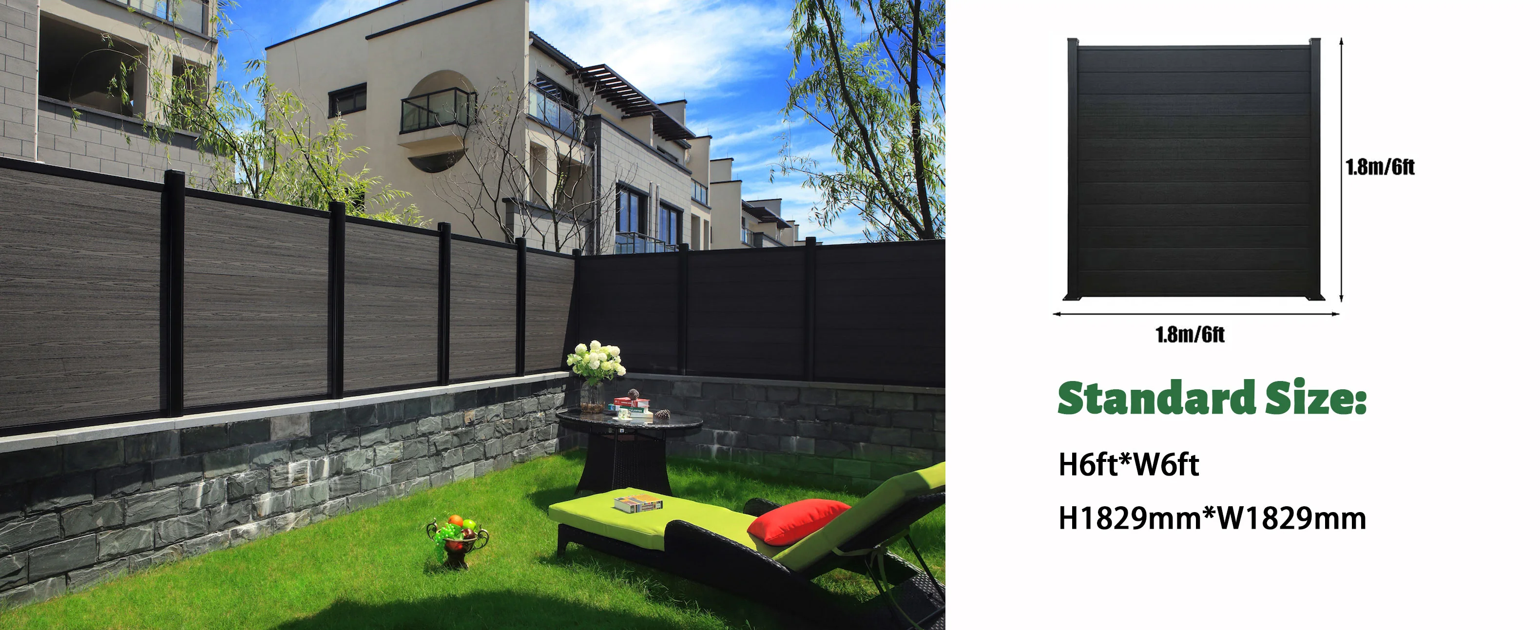 Fence Panel Set Composite Fence Horizontal, Composite Fence Panel Sets| Alibaba.com