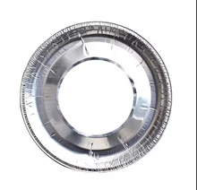 Aluminum Foil Stove Burner Covers - Disposable Round Oil Drip Pans, Liner for Kitchen Stovetop, Electric Stoves Bib Liners