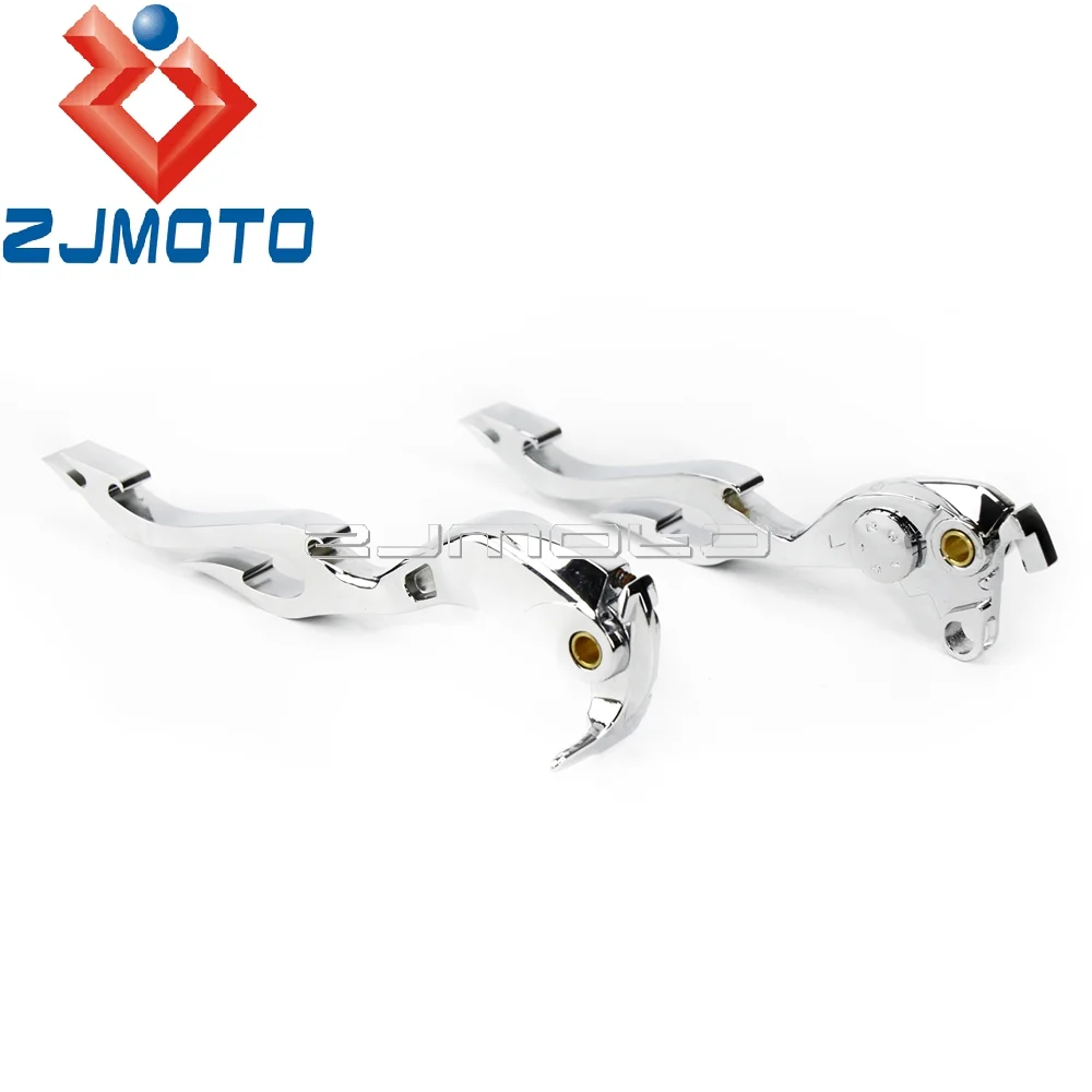 Motorcycle Aluminum Wide Blade Fire Flame Brake Clutch Levers For HONDA CB1000R 2008-2016 CBR1000RR 2004-2007