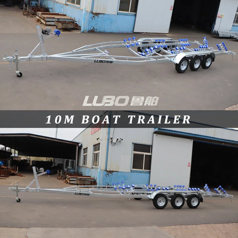 Remolque Para Barcos VidaXL De Acero – 302x107x42 Cm, Resistente Y Duradero Para Exteriores