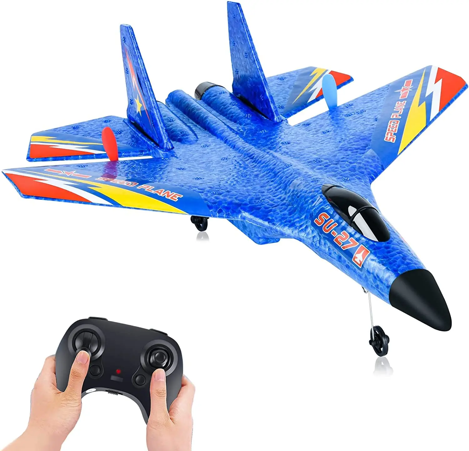 Su27 Aircraft Model Radio Remote Control Flying Toys Hand Throw Gyro
