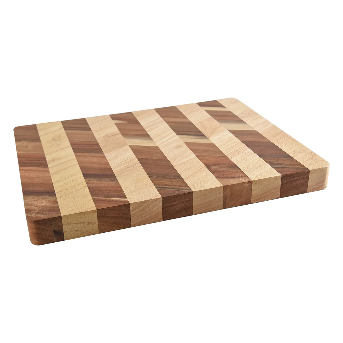 High Quality Acacia Solid Wood Cutting Boards Multifunction Square Chopping Blocks With Side