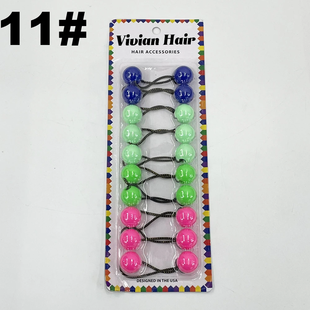 Аксессуары для волос в оплетке, шарики из хрустального шара, эластичные шарики для волос, аксессуары для косичек и локонов, Детские шарики, резинки для волос