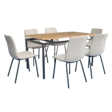 5-Piece Dining Table Set for Home Kitchen Breakfast