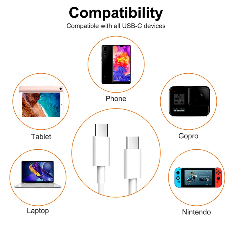 Кабель для быстрой зарядки 3 А 5 6
