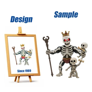 Shengye Factory Halloween Family Skeleton Ghost Statue Cartoon Toy Action Figure PVC Model Decoration Collectible Figurines Toys