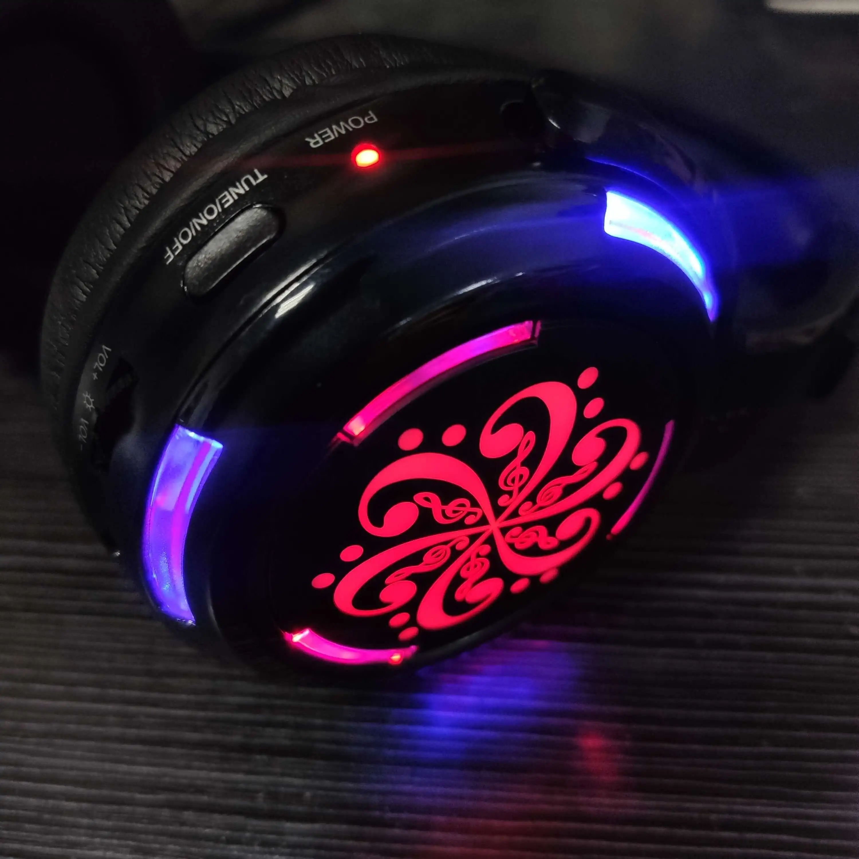 パーティー用サイレントディスコヘッドセット 3チャンネルHIFIステレオ 