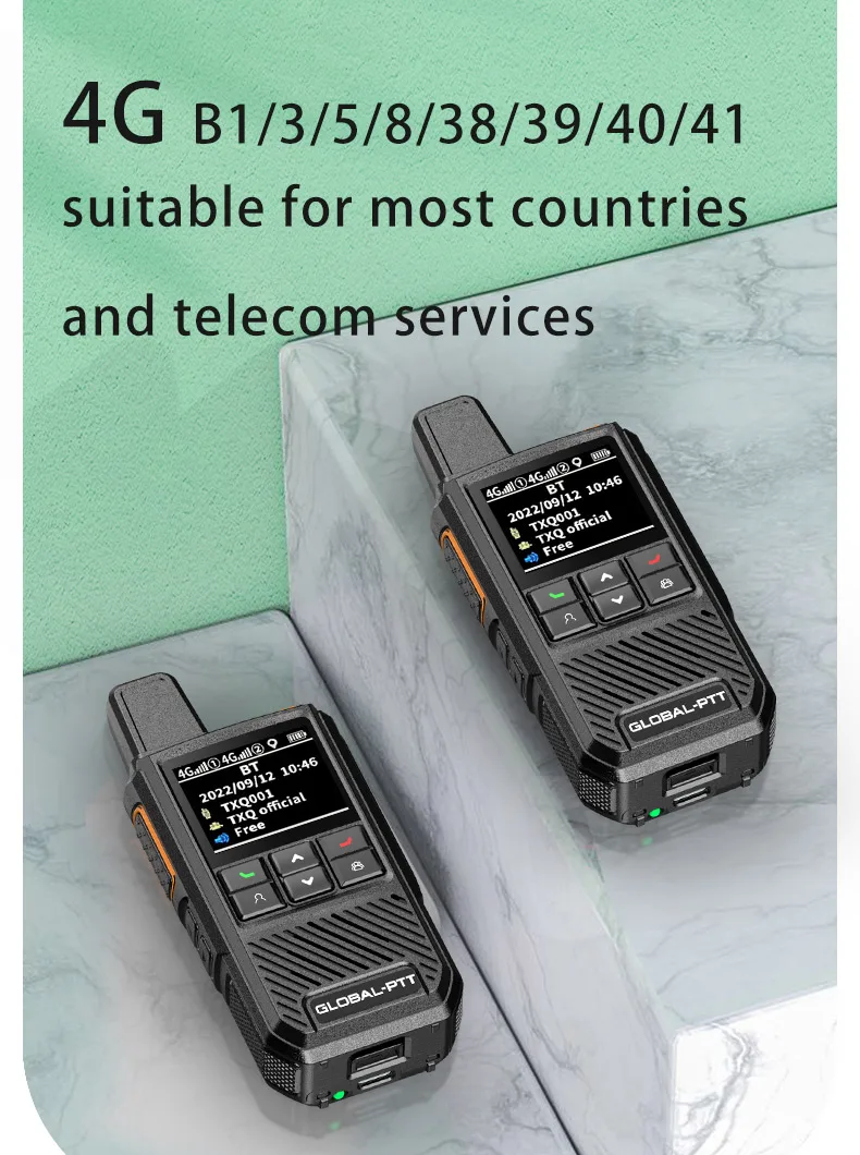 Global Ptt G Poc Radio G Lte Two Way Radio Walkie Talkie Intercom Wireless Long Range