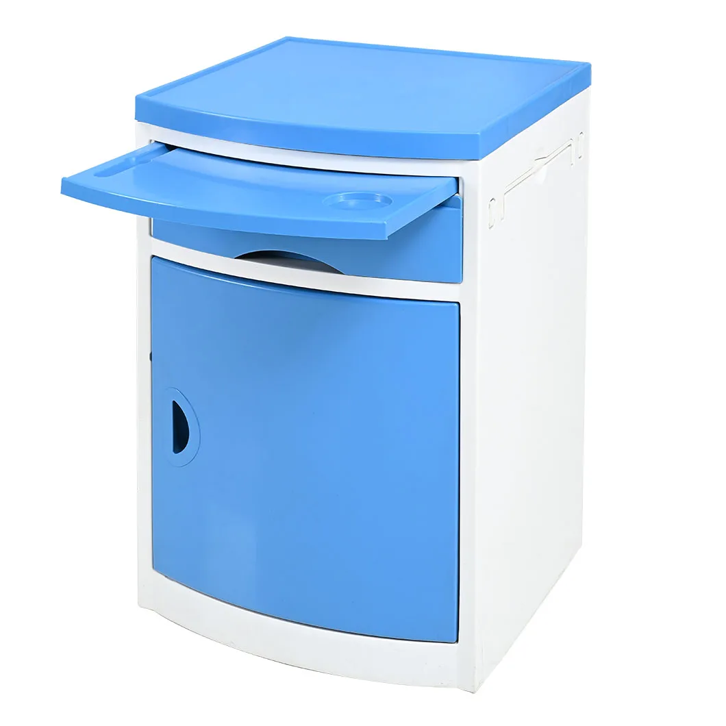 Best Price DP-C007 Medical Equipment Equipment ABS Material Hospital Bedside Cabinet With Wheels