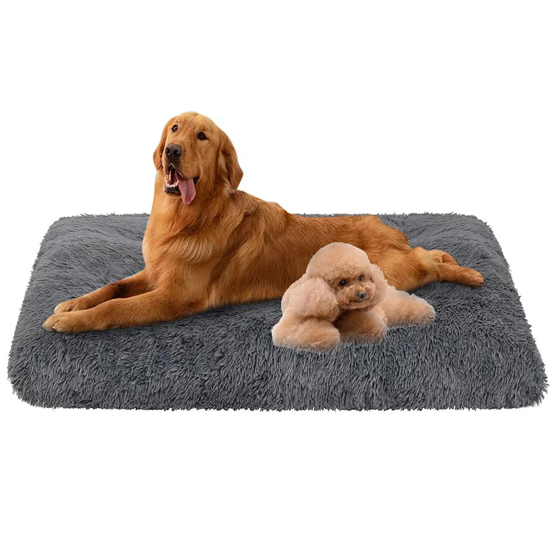 China pet supplies customizable chew proof hundebett luxurious cozy xl size foldable portable cat pet bed dog crate mats & pads