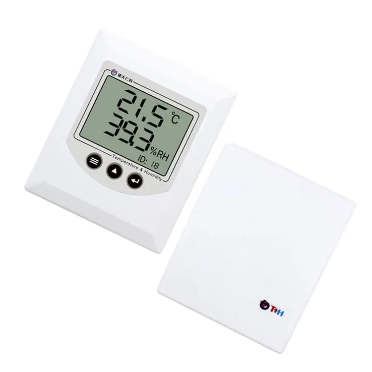 Digital LCD 0-5V 0-10V RS485 indoor room indoor zigbee temperature humidity sensor - Famidy.com