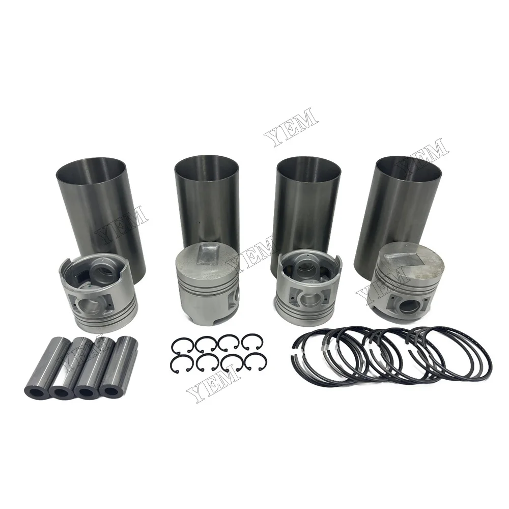 New Overhaul Rebuild Kit Compatible with Mitsubishi S4Q S4Q2 Engine Piston Ring Liner Gasket Set 3