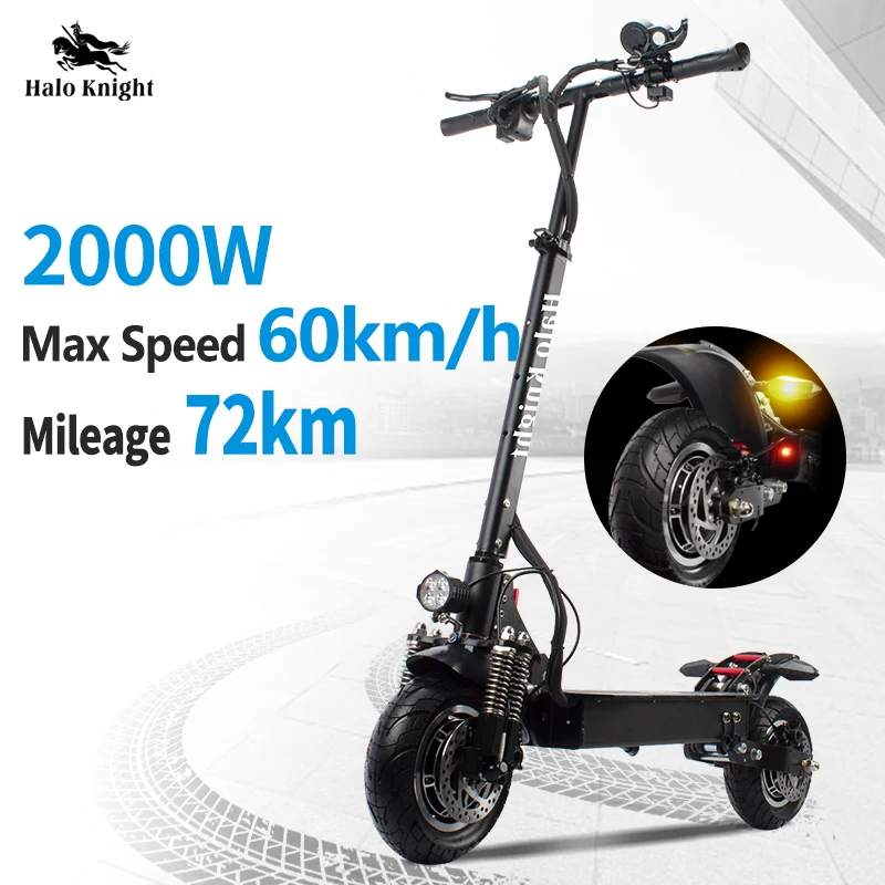 2 roues hors route électrique scooter 70 km/h pliable adulte scooter avec  siège auto-équilibrage adulte scooter électrique