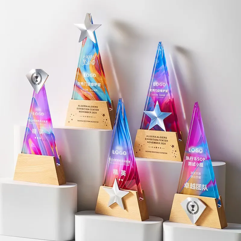 Custom Creative Aluminum Plate Company Outstanding Employee Honor Award Souvenir Medal New Trophy Metal preview 5