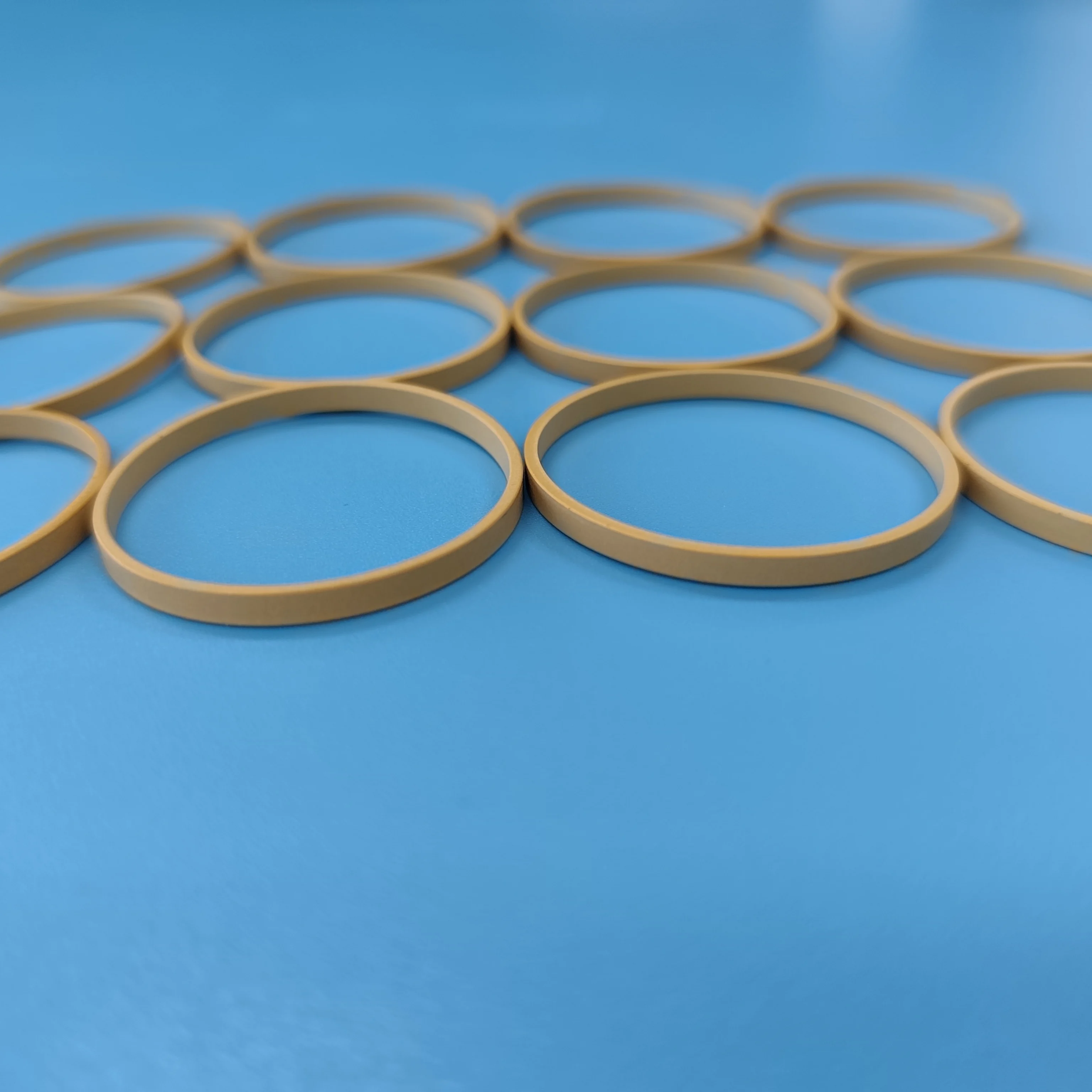 Factory Custom White High Chemical Stability 100% Virgin PTFE Gasket PTFE Seals O-ring Ptfe  Pi Flat Gasket Sealing Washers