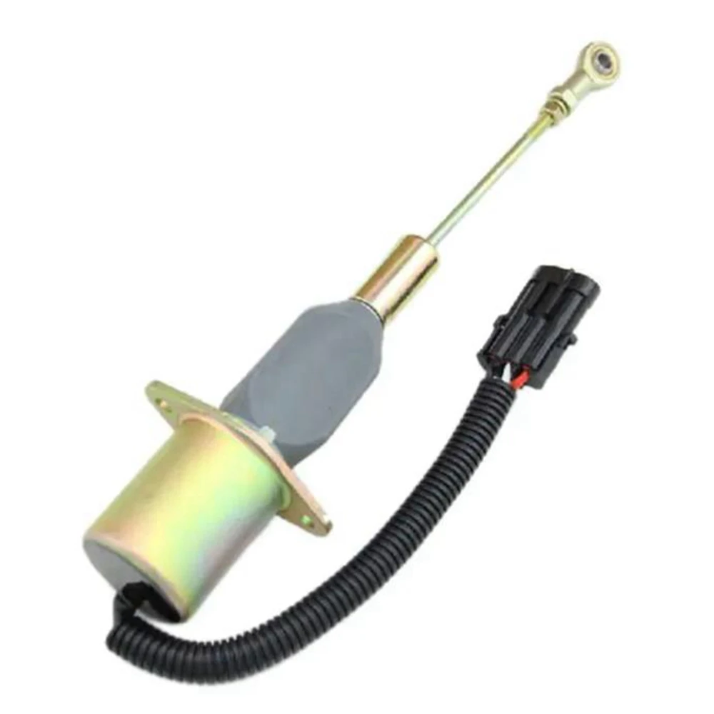 IZUMI Fuel Shutoff Solenoid for John Deere 4955 4560 4760 4960 644G RE53507 Heavy Equipment Engine Parts