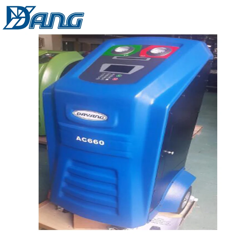 2021 New Arrival Fully automatic AC gas r1234yf auto car refrigerant recovery recycling recharging machine with CE