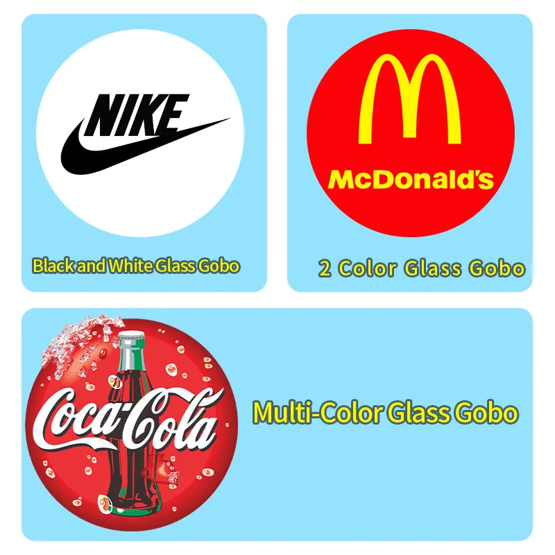 Outdoor Waterproof LED Advertising Projector - Digital  Logo Display Light, Billboard & Street Lighting with High Brightness