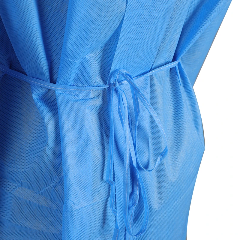 
fda cuffs medical high-quality Disposable medical isolation garment suit operating coat surgical gowns 