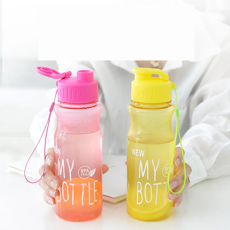 New Design Portable Clear Plastic Travel Cup Sports Drinking Water ...