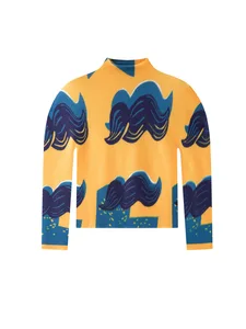 Miyake New Process Pleated Small Stand Collar Polyester Women's T-shirt Spring Elastic Fabric Comfortable Breathable