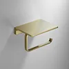 Gold toilet paper holder [14cm]